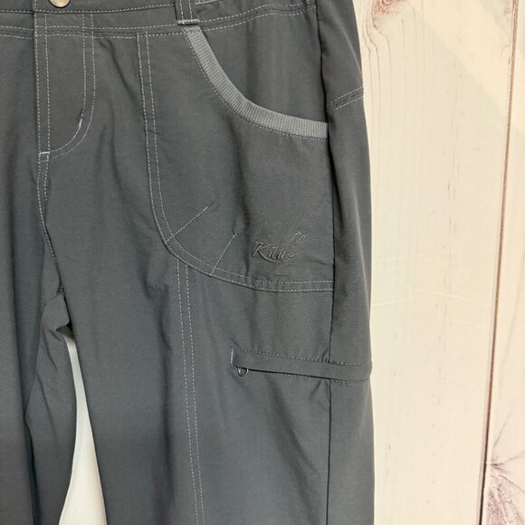 KÜHL Durango Pants Gray Women’s 8 Hiking/Travel EUC 32” Inseam - Picture 4 of 14